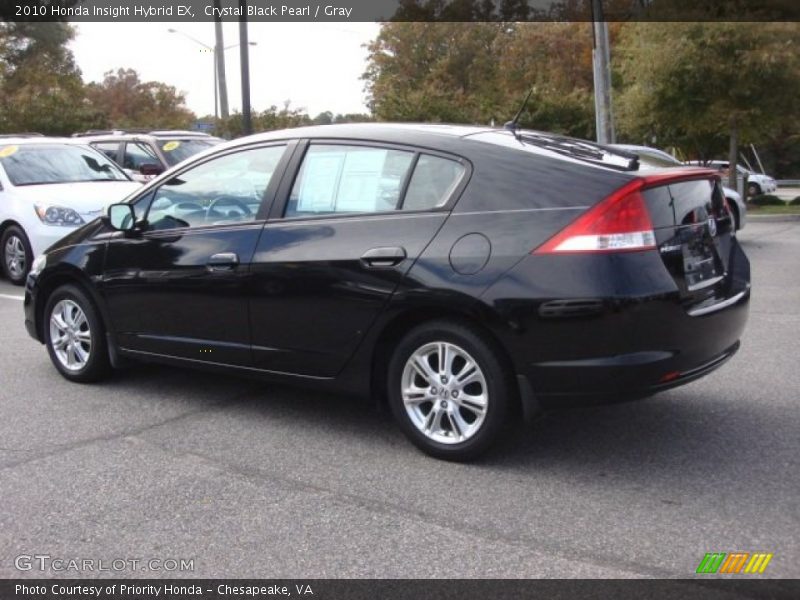 Crystal Black Pearl / Gray 2010 Honda Insight Hybrid EX