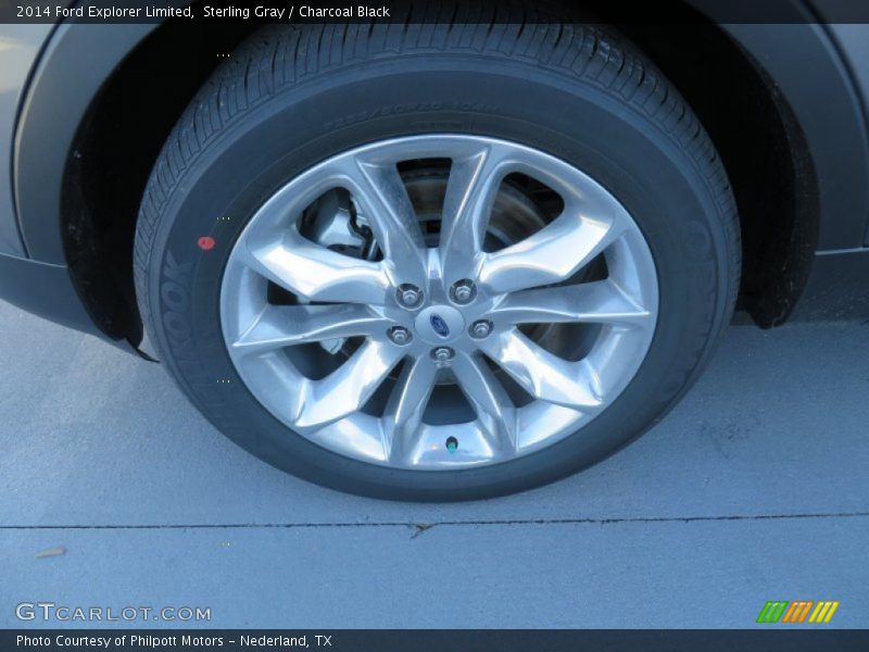 Sterling Gray / Charcoal Black 2014 Ford Explorer Limited