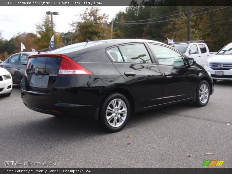 Crystal Black Pearl / Gray 2010 Honda Insight Hybrid EX