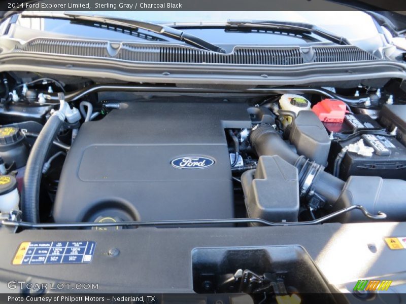 Sterling Gray / Charcoal Black 2014 Ford Explorer Limited