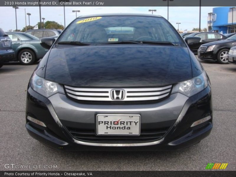 Crystal Black Pearl / Gray 2010 Honda Insight Hybrid EX