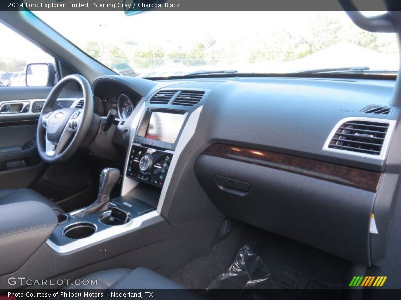 Sterling Gray / Charcoal Black 2014 Ford Explorer Limited