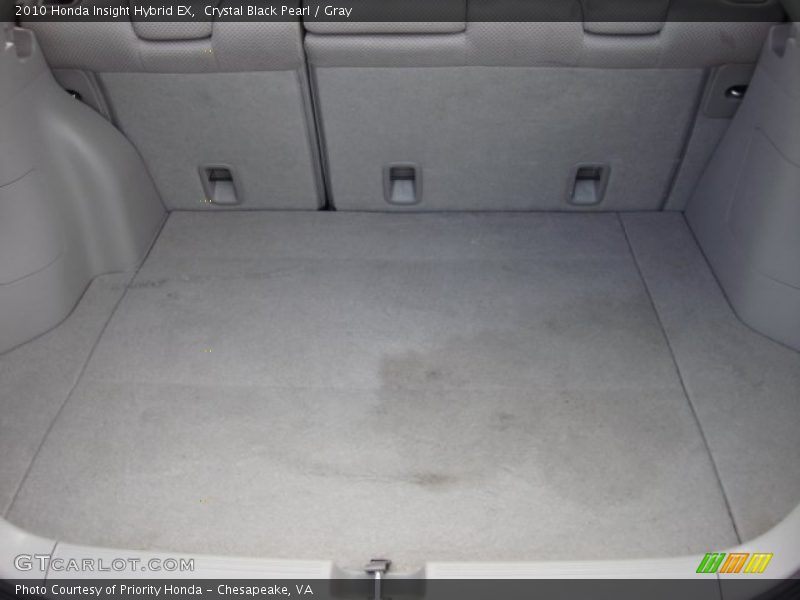 Crystal Black Pearl / Gray 2010 Honda Insight Hybrid EX