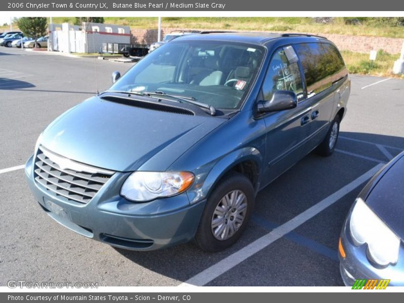 Butane Blue Pearl / Medium Slate Gray 2006 Chrysler Town & Country LX
