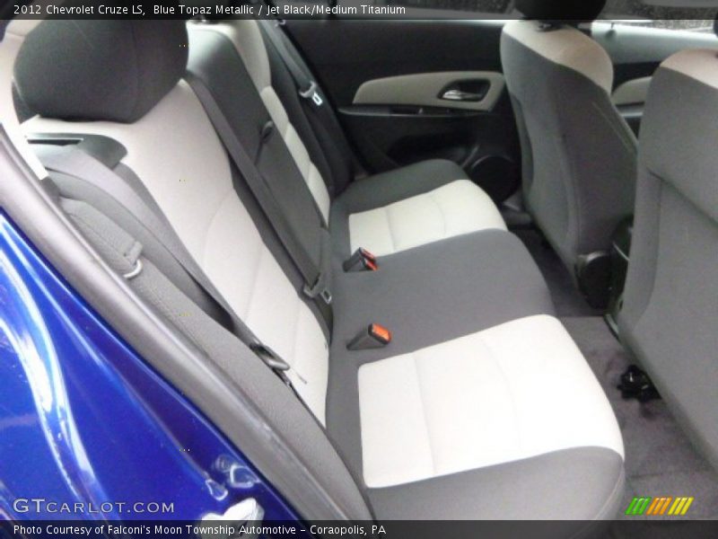 Blue Topaz Metallic / Jet Black/Medium Titanium 2012 Chevrolet Cruze LS