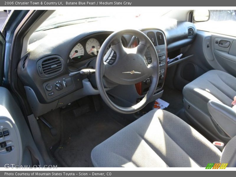 Butane Blue Pearl / Medium Slate Gray 2006 Chrysler Town & Country LX