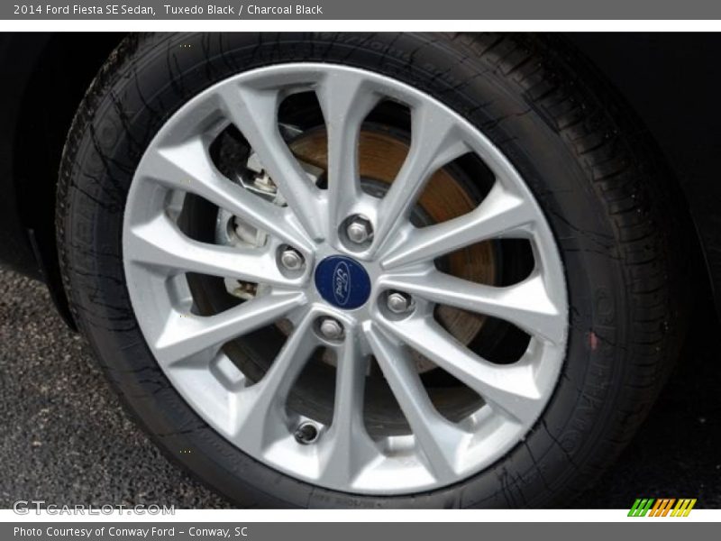 Tuxedo Black / Charcoal Black 2014 Ford Fiesta SE Sedan