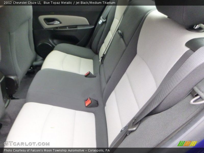 Blue Topaz Metallic / Jet Black/Medium Titanium 2012 Chevrolet Cruze LS