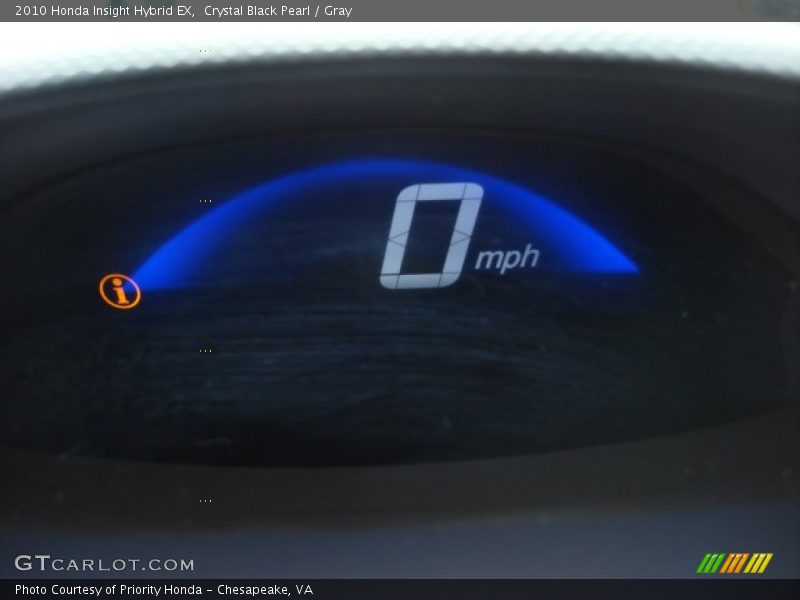 Crystal Black Pearl / Gray 2010 Honda Insight Hybrid EX