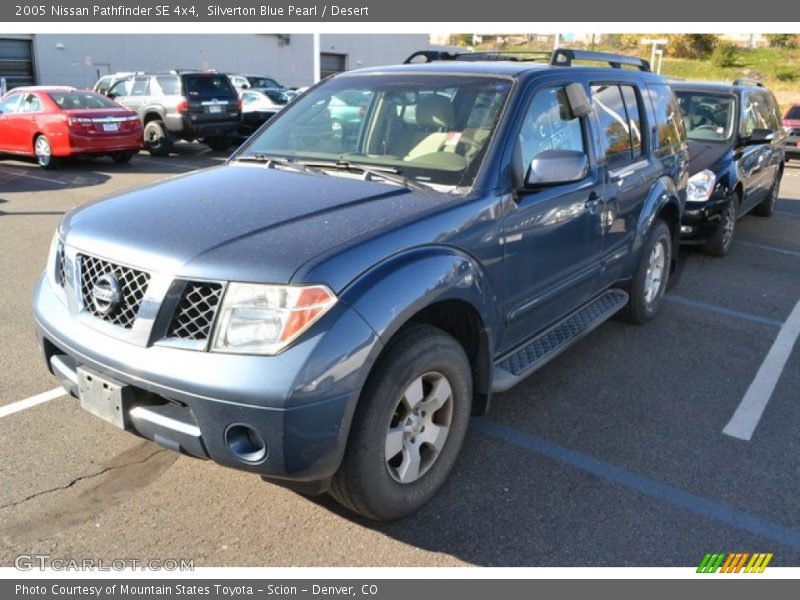 Silverton Blue Pearl / Desert 2005 Nissan Pathfinder SE 4x4