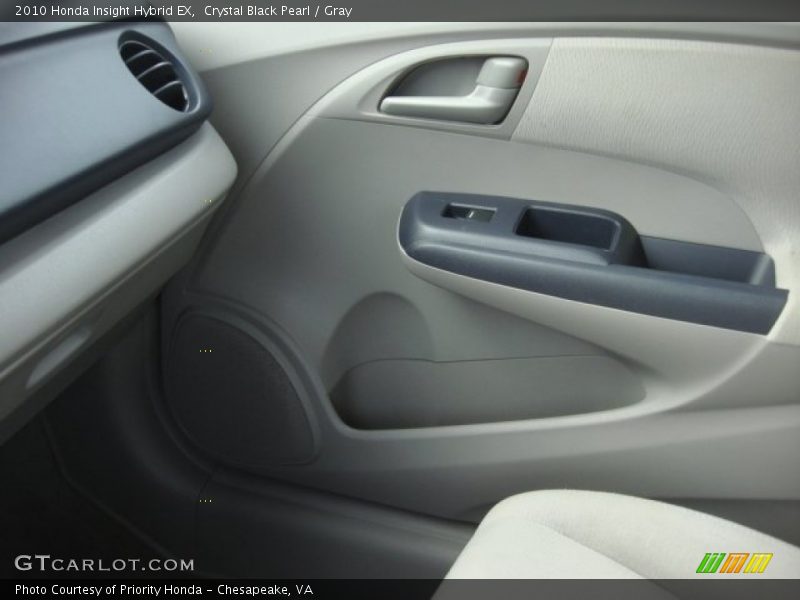 Crystal Black Pearl / Gray 2010 Honda Insight Hybrid EX