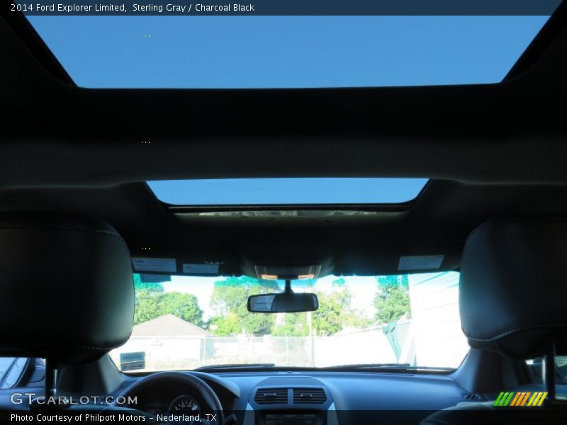 Sterling Gray / Charcoal Black 2014 Ford Explorer Limited