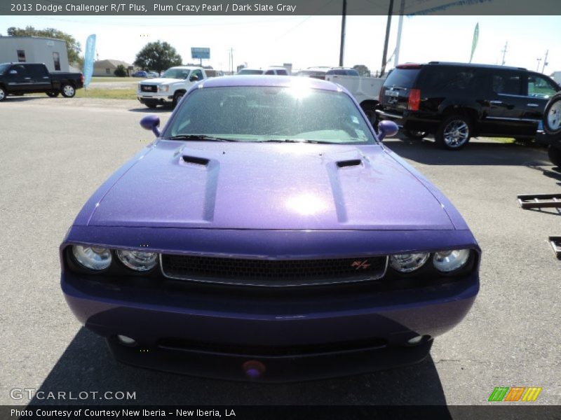 Plum Crazy Pearl / Dark Slate Gray 2013 Dodge Challenger R/T Plus