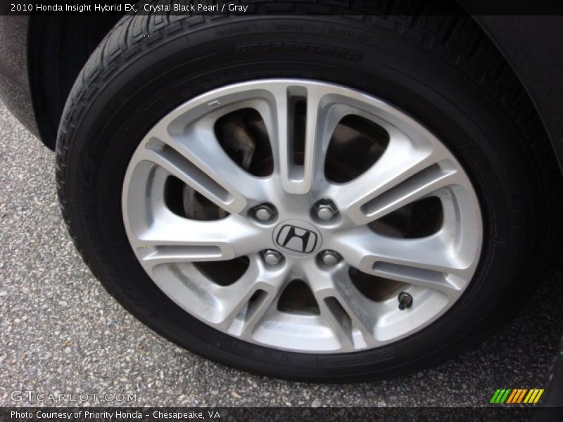 Crystal Black Pearl / Gray 2010 Honda Insight Hybrid EX