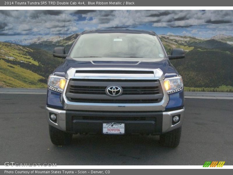 Blue Ribbon Metallic / Black 2014 Toyota Tundra SR5 TRD Double Cab 4x4