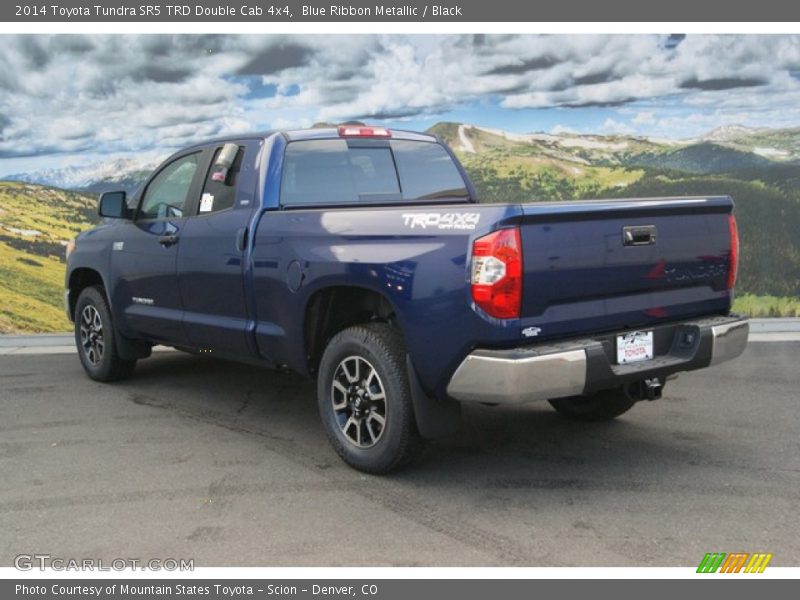 Blue Ribbon Metallic / Black 2014 Toyota Tundra SR5 TRD Double Cab 4x4