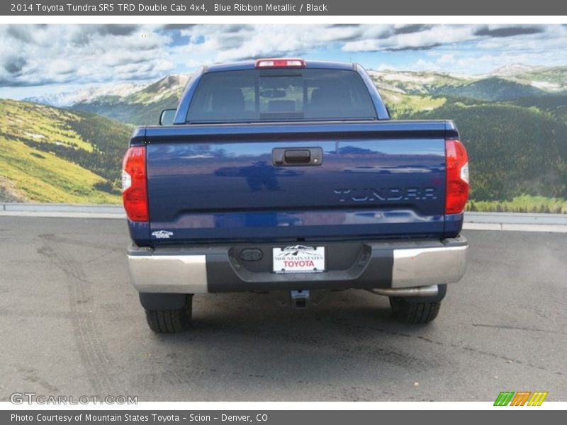Blue Ribbon Metallic / Black 2014 Toyota Tundra SR5 TRD Double Cab 4x4