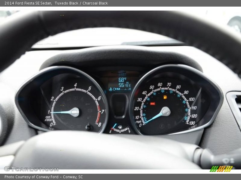 Tuxedo Black / Charcoal Black 2014 Ford Fiesta SE Sedan