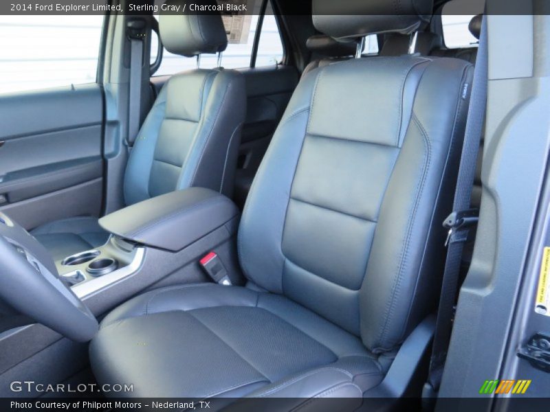 Sterling Gray / Charcoal Black 2014 Ford Explorer Limited