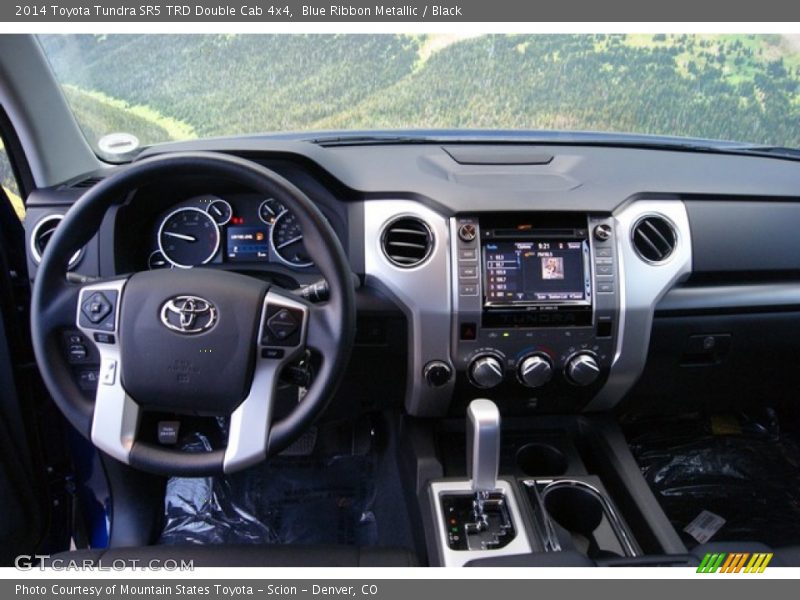 Blue Ribbon Metallic / Black 2014 Toyota Tundra SR5 TRD Double Cab 4x4