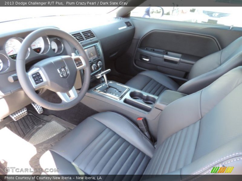 Plum Crazy Pearl / Dark Slate Gray 2013 Dodge Challenger R/T Plus