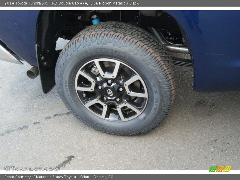 Blue Ribbon Metallic / Black 2014 Toyota Tundra SR5 TRD Double Cab 4x4