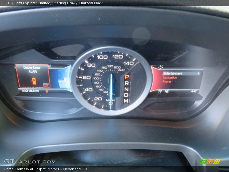 Sterling Gray / Charcoal Black 2014 Ford Explorer Limited