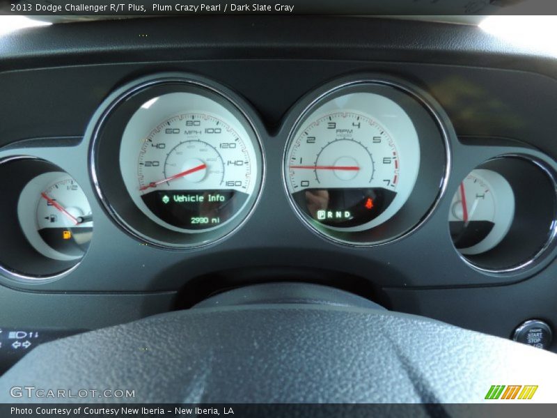 Plum Crazy Pearl / Dark Slate Gray 2013 Dodge Challenger R/T Plus