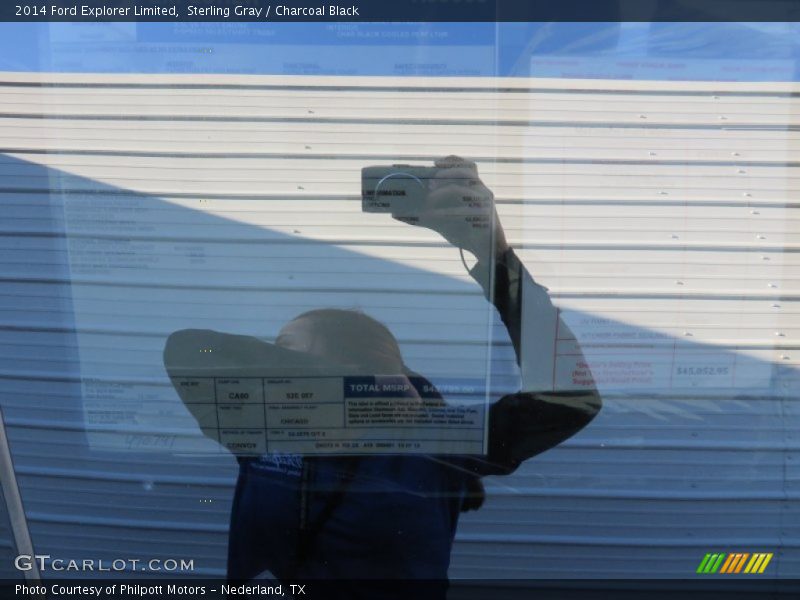 Sterling Gray / Charcoal Black 2014 Ford Explorer Limited