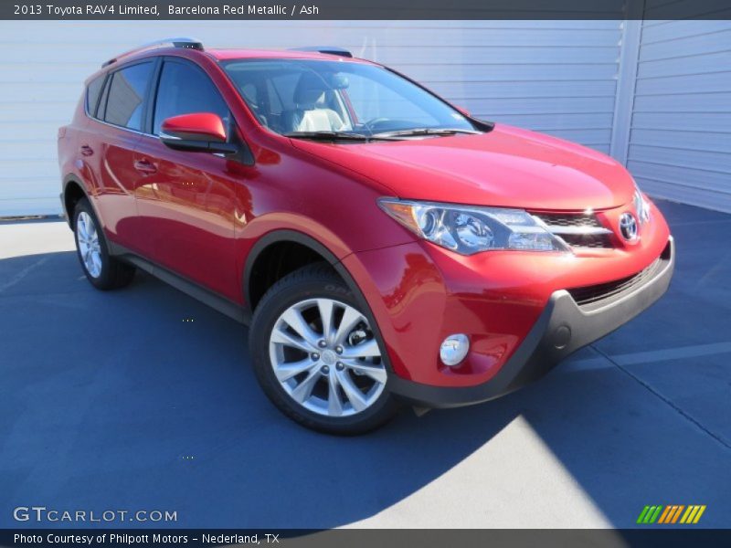 Barcelona Red Metallic / Ash 2013 Toyota RAV4 Limited