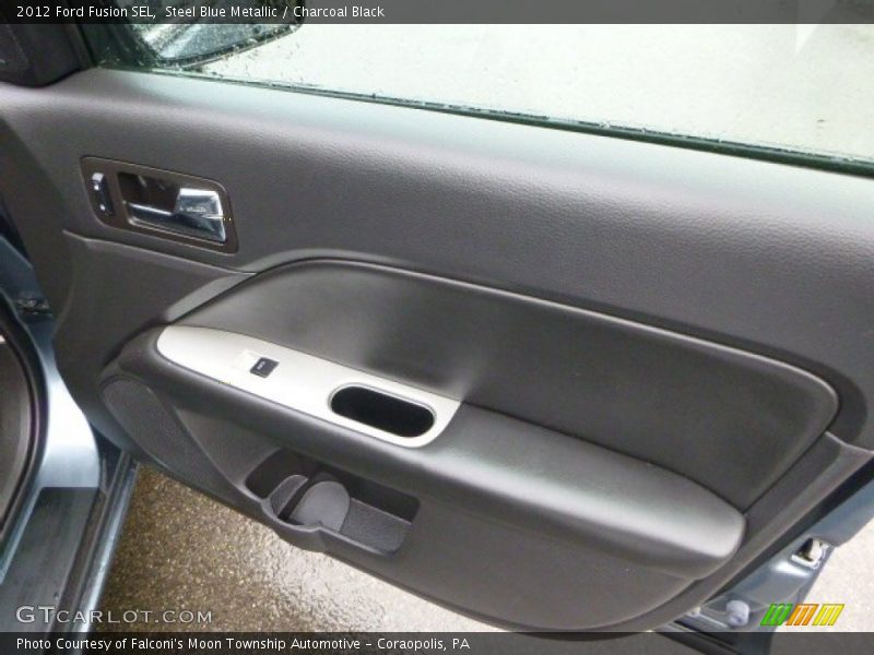 Steel Blue Metallic / Charcoal Black 2012 Ford Fusion SEL