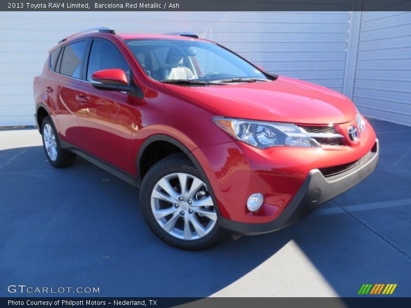 Barcelona Red Metallic / Ash 2013 Toyota RAV4 Limited
