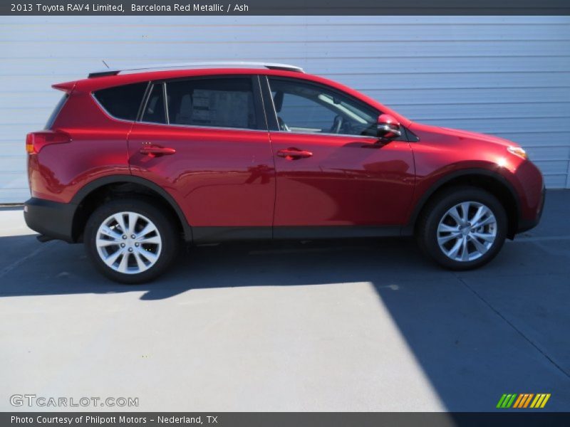 Barcelona Red Metallic / Ash 2013 Toyota RAV4 Limited