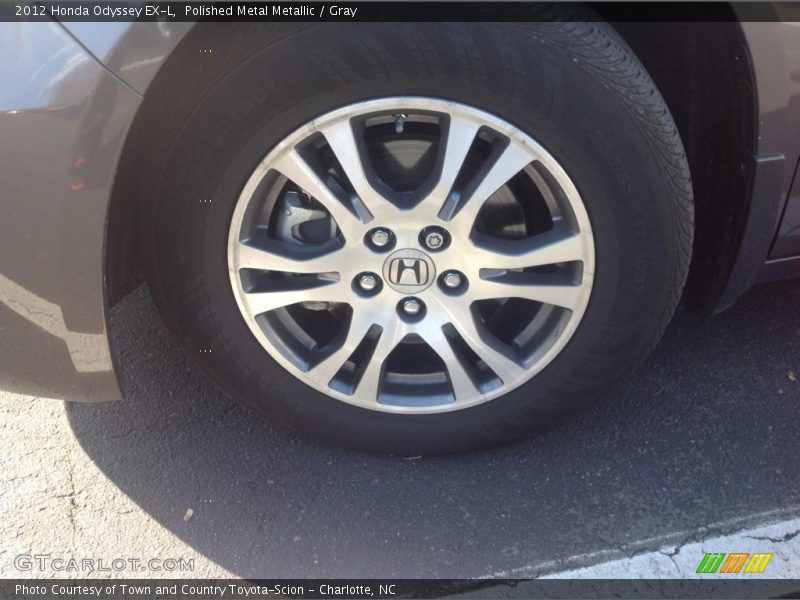 Polished Metal Metallic / Gray 2012 Honda Odyssey EX-L