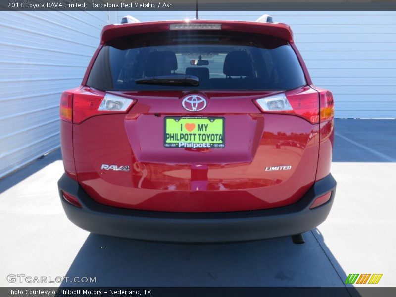 Barcelona Red Metallic / Ash 2013 Toyota RAV4 Limited