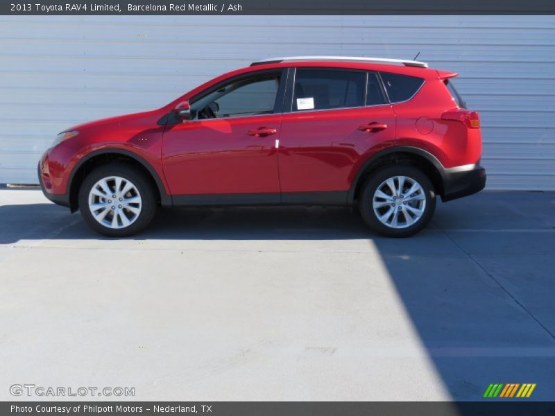 Barcelona Red Metallic / Ash 2013 Toyota RAV4 Limited