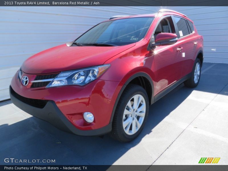 Barcelona Red Metallic / Ash 2013 Toyota RAV4 Limited