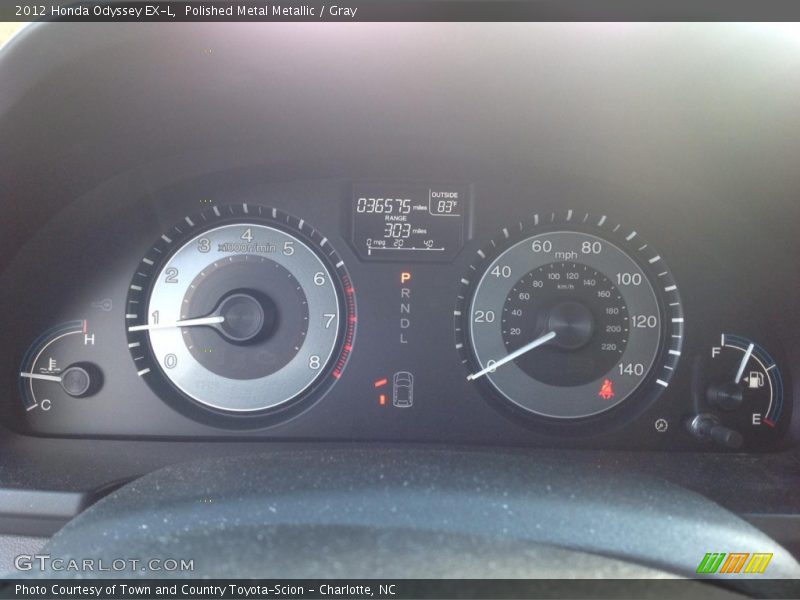 Polished Metal Metallic / Gray 2012 Honda Odyssey EX-L
