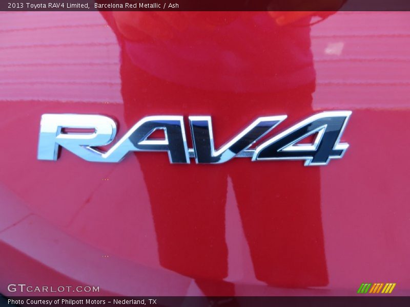 Barcelona Red Metallic / Ash 2013 Toyota RAV4 Limited