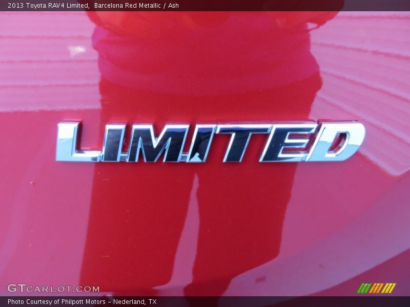 Barcelona Red Metallic / Ash 2013 Toyota RAV4 Limited