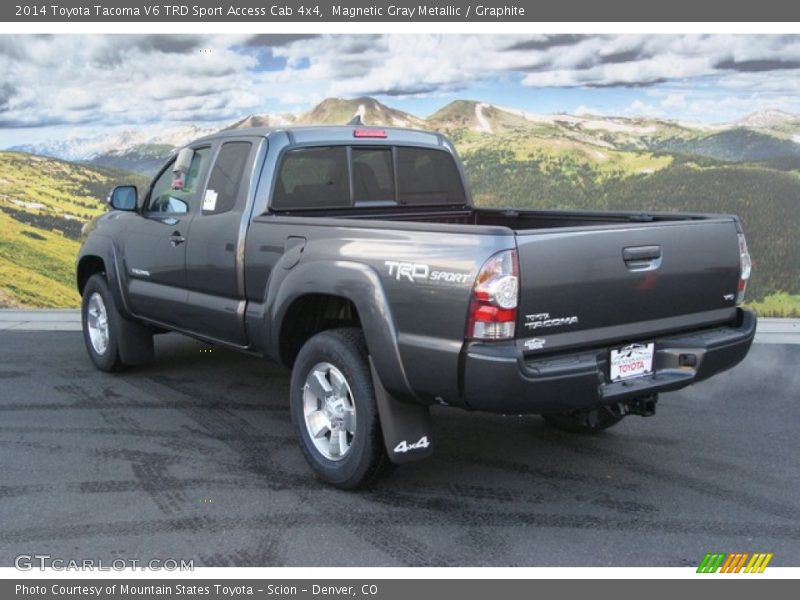 Magnetic Gray Metallic / Graphite 2014 Toyota Tacoma V6 TRD Sport Access Cab 4x4