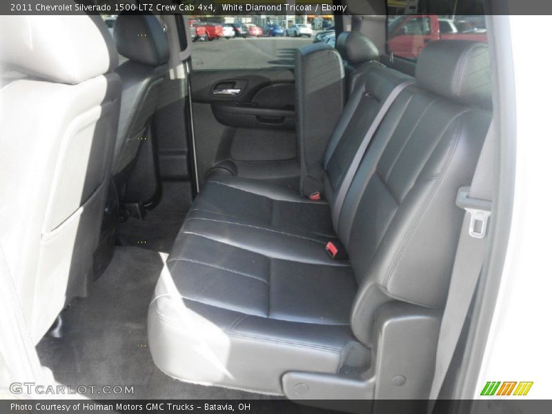 White Diamond Tricoat / Ebony 2011 Chevrolet Silverado 1500 LTZ Crew Cab 4x4