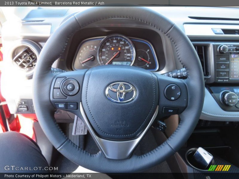 Barcelona Red Metallic / Ash 2013 Toyota RAV4 Limited