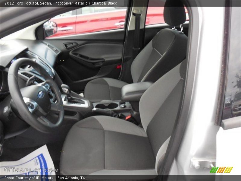 Ingot Silver Metallic / Charcoal Black 2012 Ford Focus SE Sedan