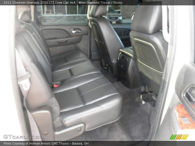 White Diamond Tricoat / Ebony 2011 Chevrolet Silverado 1500 LTZ Crew Cab 4x4