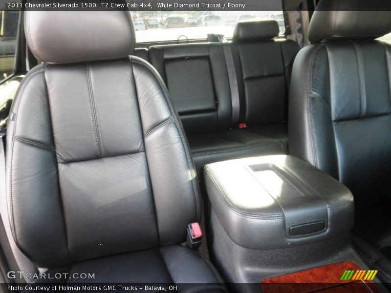White Diamond Tricoat / Ebony 2011 Chevrolet Silverado 1500 LTZ Crew Cab 4x4