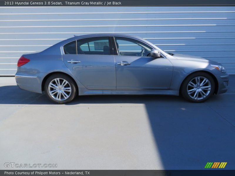 Titanium Gray Metallic / Jet Black 2013 Hyundai Genesis 3.8 Sedan