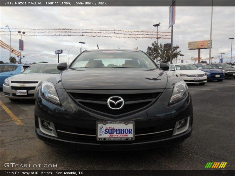 Ebony Black / Black 2012 Mazda MAZDA6 i Touring Sedan