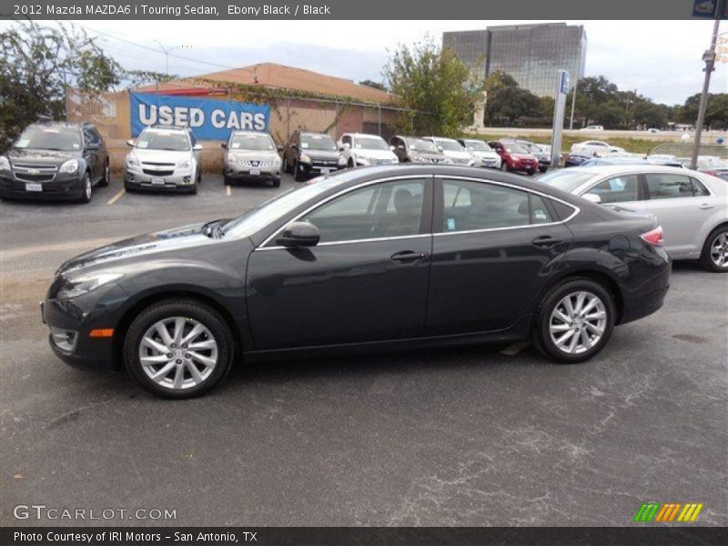 Ebony Black / Black 2012 Mazda MAZDA6 i Touring Sedan