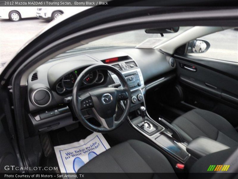 Ebony Black / Black 2012 Mazda MAZDA6 i Touring Sedan